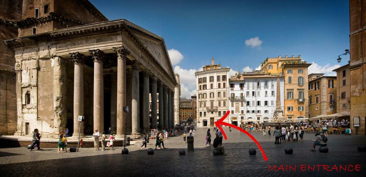 Domus Rotundae Pantheon Lägenhet Rom Exteriör bild